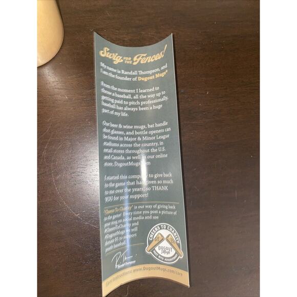 Yadier Molina All Star Dugout Mug MLB Officially Licensed Bat St Louis Cardinals - Picture 2 of 10